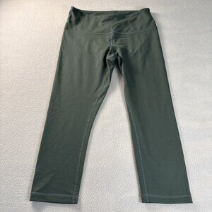 Z BY ZELLA Hunter Green High Waist 7/8‎ The Daily Active Workout Leggings Sz M